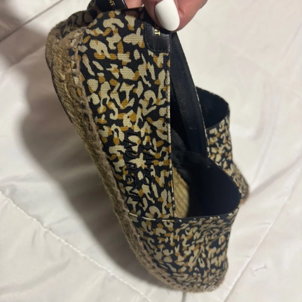 Saint Laurent Leopard-Print Canvas Flat Espadrilles Women’s - NEIMAN MARCUS